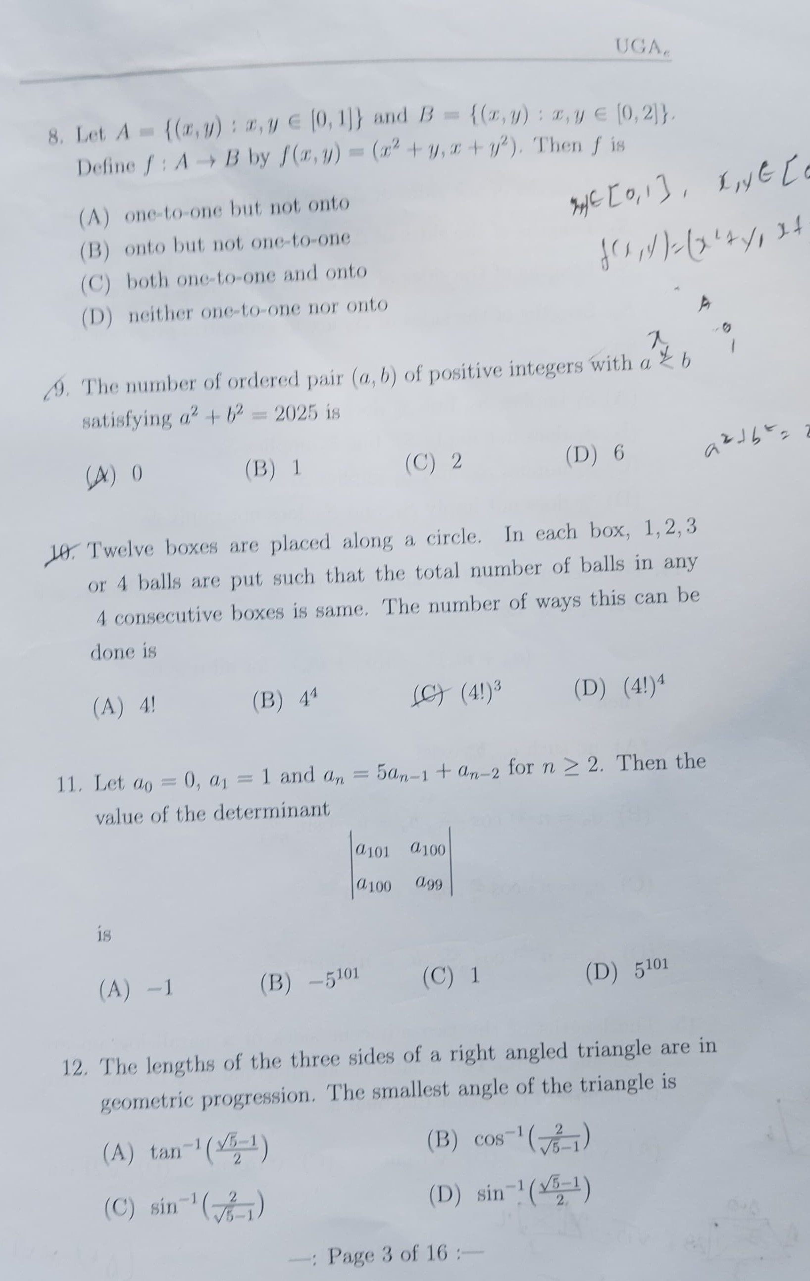 UGA Statistics Solution